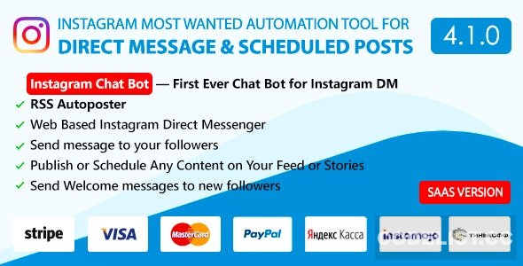DM Pilot v4.1.0 – Instagram Sohbet Botu Script İndir