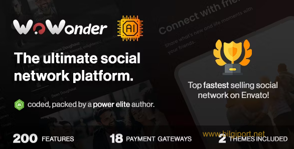 WoWonder - The Ultimate PHP Social Network Platform