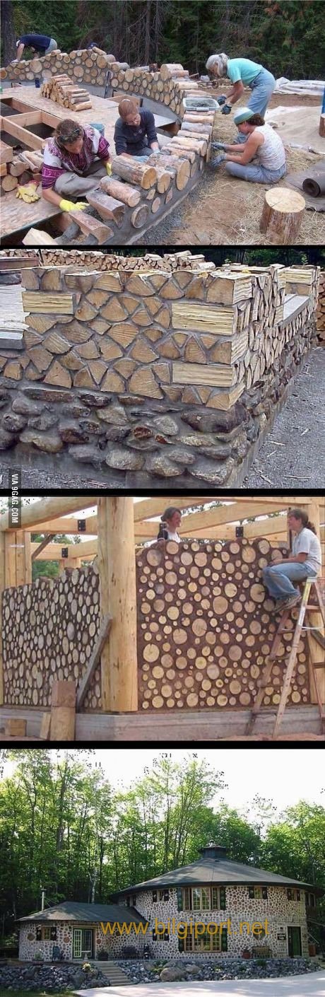 Ağaçtan ev yapımı