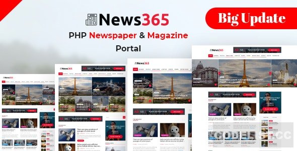 News365 v6 – Haber, Magazin Ve Blog Scripti İndir
