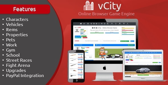 vCity v2.1 – Online Browser Tabanlı Oyun Scripti İndir